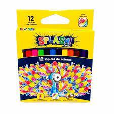 LAPICES FABER CASTELL COLOR SPLASH X12 CORTOS