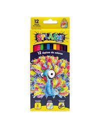 LAPICES FABER CASTELL COLOR SPLASH X12 LARGOS