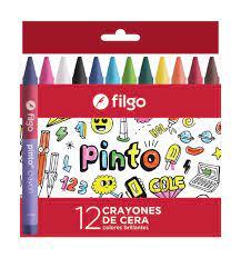 CRAYONES DE CERA X 12 FILGO