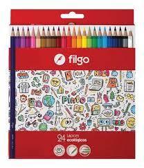 LAPICES DE COLORES LARGO PINTO X24 FILGO