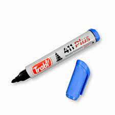 MARCADOR TRABI 411 PERM PTA RED AZUL