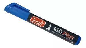 MARCADOR TRABI 410 PERM PTA BISELADA AZUL