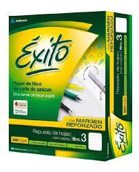 REPUESTO EXITO 480 HS CUAD C/MARGEN REFORZ