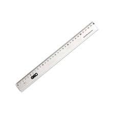 REGLA 30 CM GEO CRISTAL