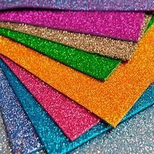 GOMA EVA LISA GLITTER COLORES VARIOS