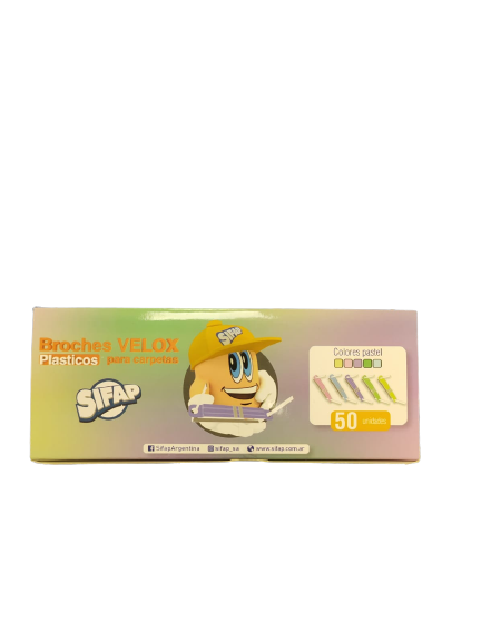 Broche nepaco velox plastico x50 sifap