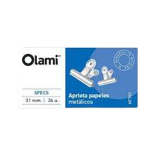 Aprieta papel Olami 31mm caja x 24