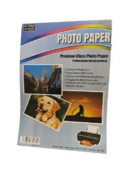 Papel foto t/a4 ink jet wp 180gr x 20 hj Rexon