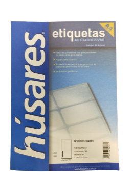 Etiqueta husares autoadh x 100hj