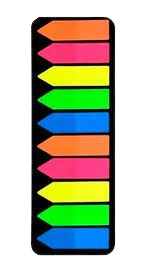 Banderitas adhesivos x10