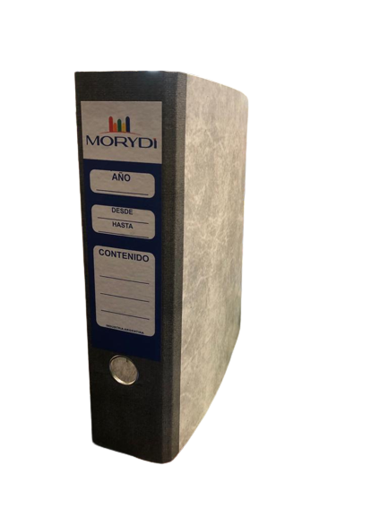 Registrador Morydi lomo papel t/A4