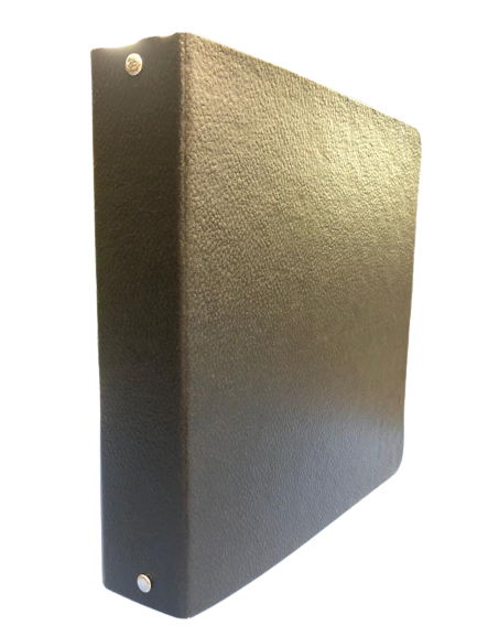 Carpeta fibra negra escolar 3x40