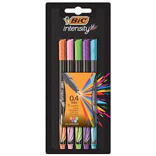Microfibras Bic intensity fashion x5 4mm