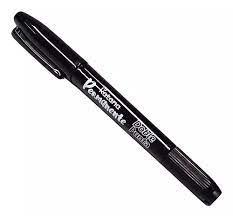 Marcador permanente negro Katana biselado