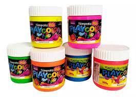 TEMPERA PLAYCOLOR/MODEL POTE 300GR FLUO COL.VARIOS