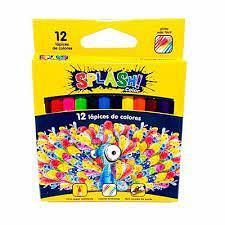 LAPICES FABER CASTELL COLOR SPLASH X12 CORTOS