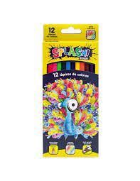 LAPICES FABER CASTELL COLOR SPLASH X12 LARGOS