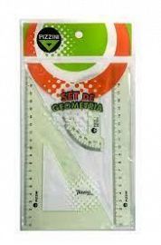 SET GEOMETRIA PIZZINI ESC. 3PIEZAS CR/CE
