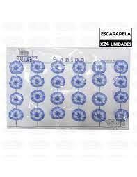 ESCARAPELA REDONDA CHICA N2 CARTON x 24