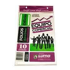 FOLIO LUMA T/O x 10 EQUIPO COMERCIAL