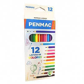 LAPICES PENMAC PAX x 12 LARGOS GIOTTO