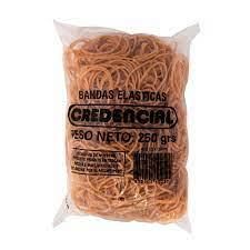 Banda elasticas bolsa x 250 gr Credencial