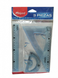 Set Maped geometría 3 piezas 20cm eco