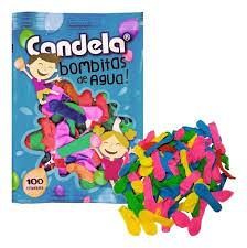 bombuchas de agua candela x 100