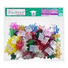 Moño estrella brillante Packers nº4 x 50 surt