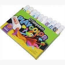 Tempera Playcolor pomos 8cc x 10 colores varios