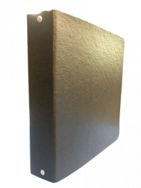 Carpeta fibra negra escolar 3x40