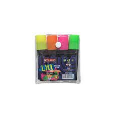 Resaltador fluo x4