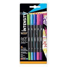 Microfibras Bic intensity Doble punta x5 4mm